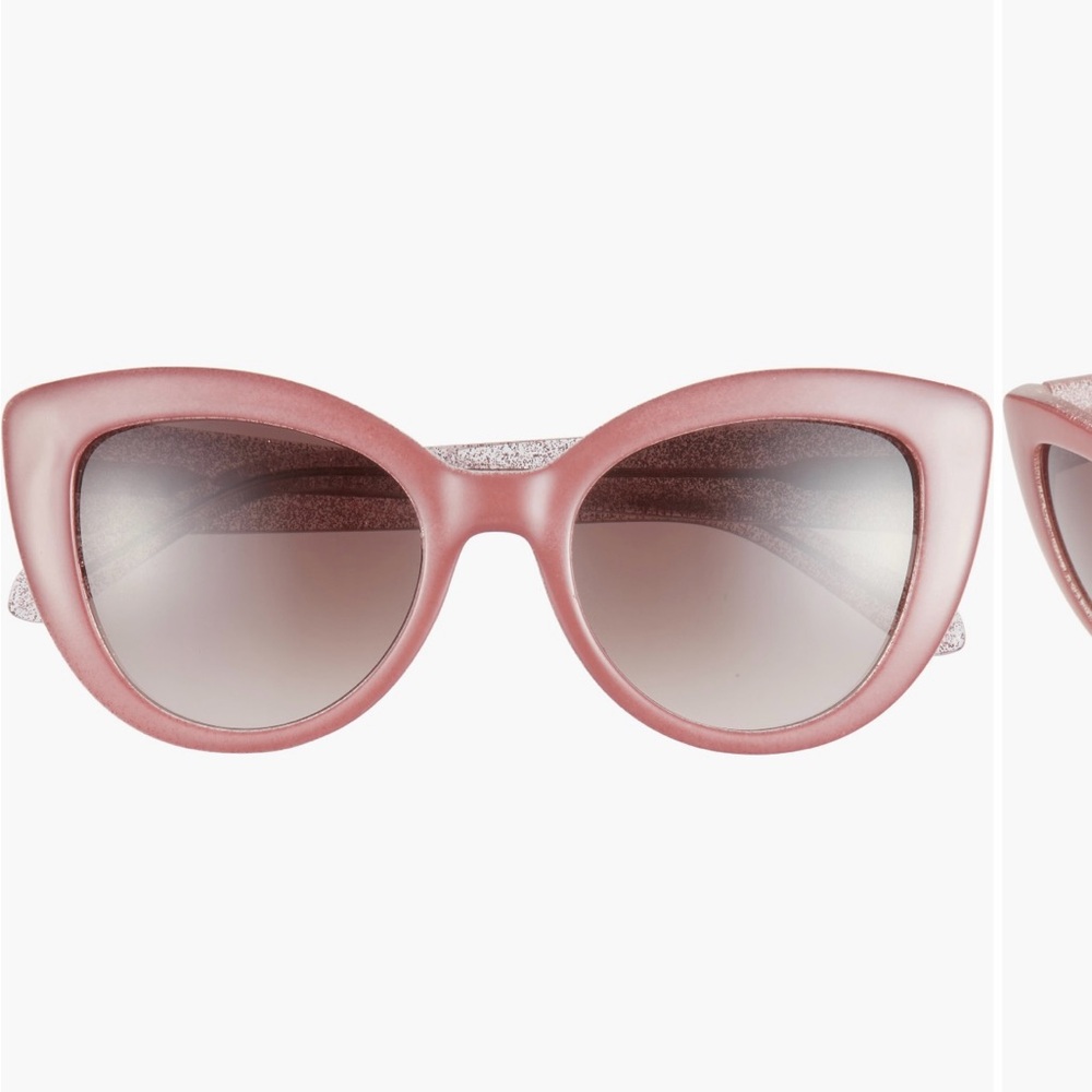 Kate Spade Pink Glitter Glasses